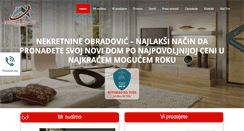 Desktop Screenshot of nekretnineobradovic.rs